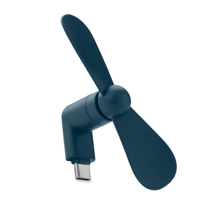 Ventilateur USB portable à personnaliser Phan Bleu marine